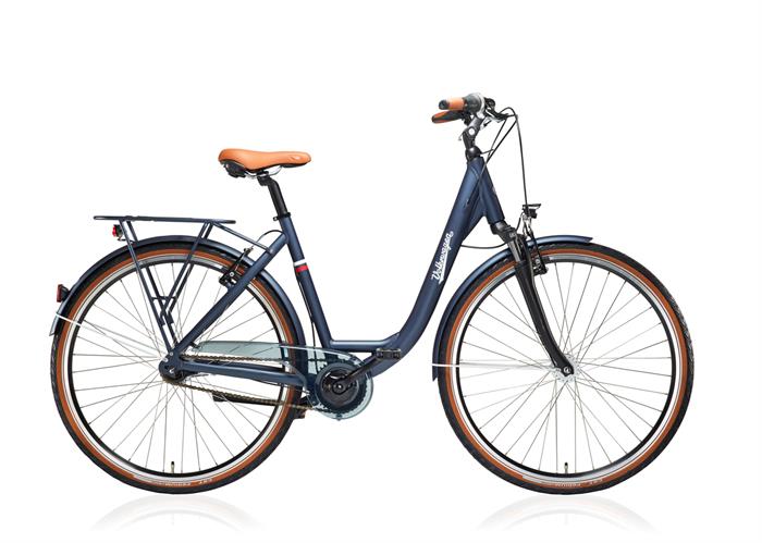 Matblå cykel til kvinder, 50 cm (UDSOLGT FRA SHOPPEN)