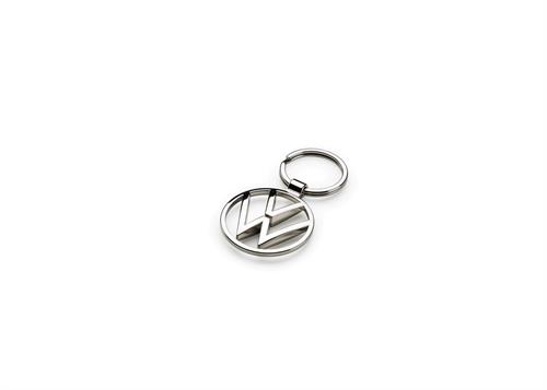VW Nøglering, m. nyt VW logo, sølv