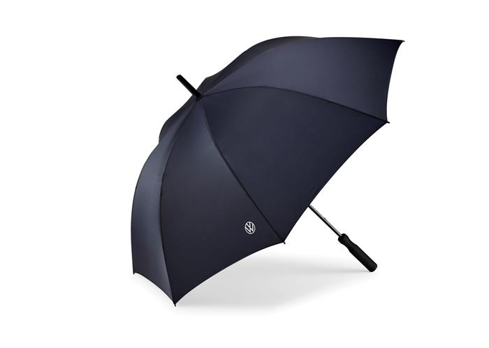 VW Paraply, mørkeblå, fibreglas/nylon,  - UDGÅET