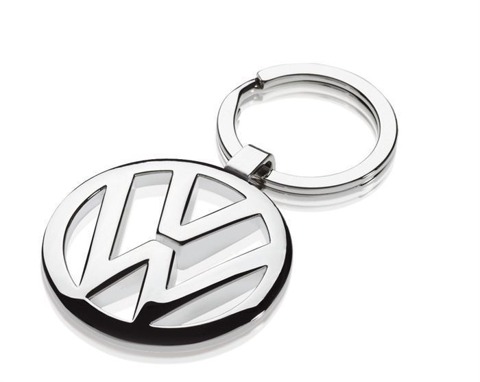 Nøglering, VW logo, sølv (UDSOLGT PÅ SHOPPEN)