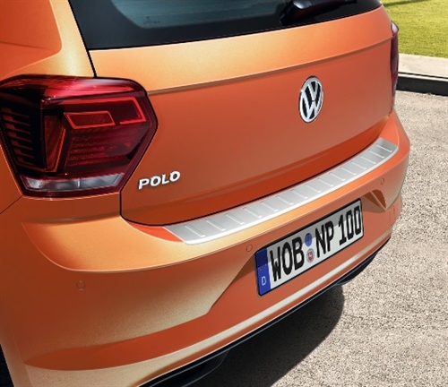 VW Læssekantliste i rustfrit stål-look til den nye Polo 2017 -> 
