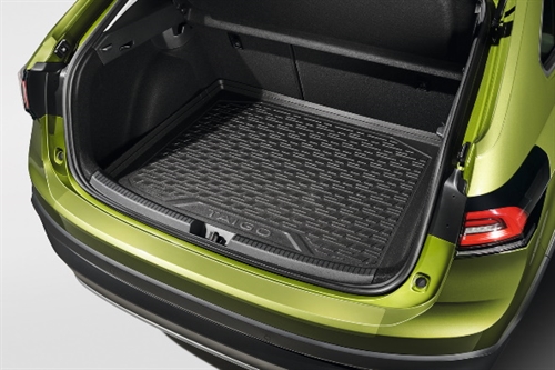 VW Taigo Bagagerumsbakke i blødt materiale, til model m. basis bund