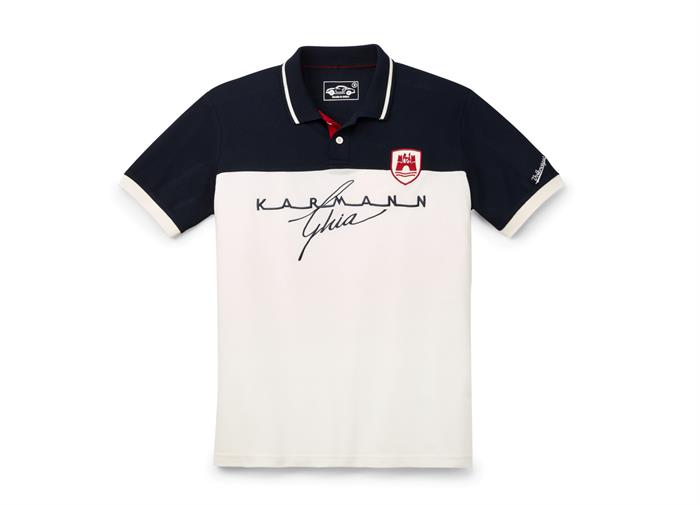 Polo shirt M, herre, "Karmann Ghia", Classic Collection (UDSOLGT)