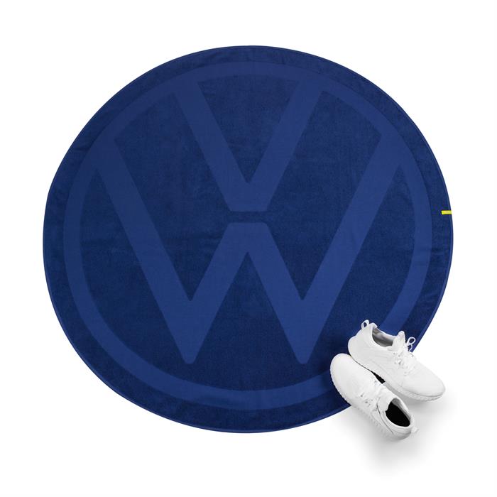 VW badehåndklæde, blå