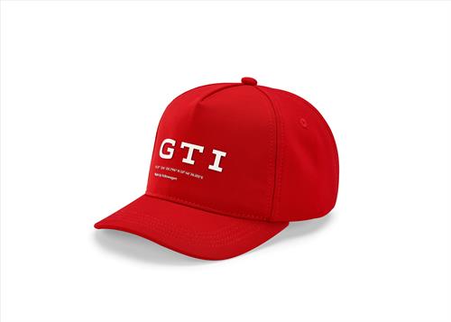 VW GTI cap i rød