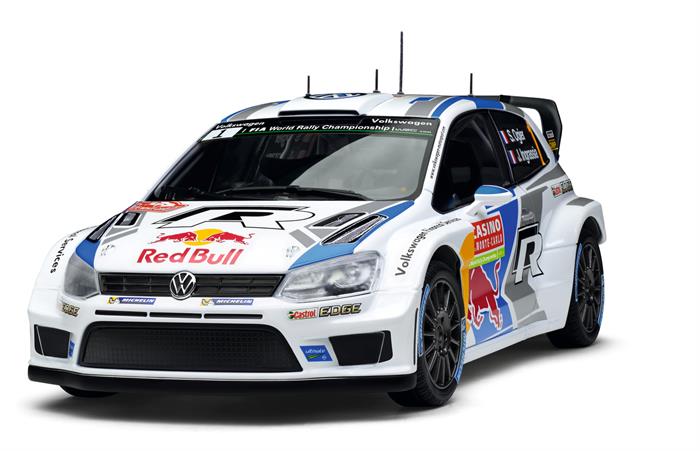 1:18 VW Polo R WRC 2015 - Mikkelsen/Floene (UDSOLGT PÅ SHOPPEN)