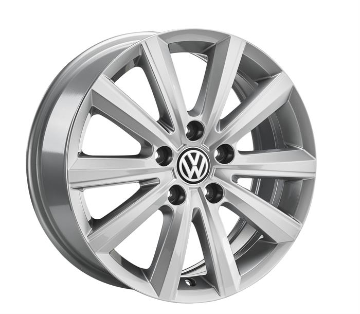 VW T6 & T6,1 17" Merano vinteralufælge i sølv design