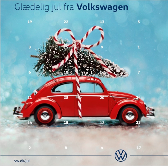 Volkswagen julekalender (UDSOLGT PÅ SHOPPEN)