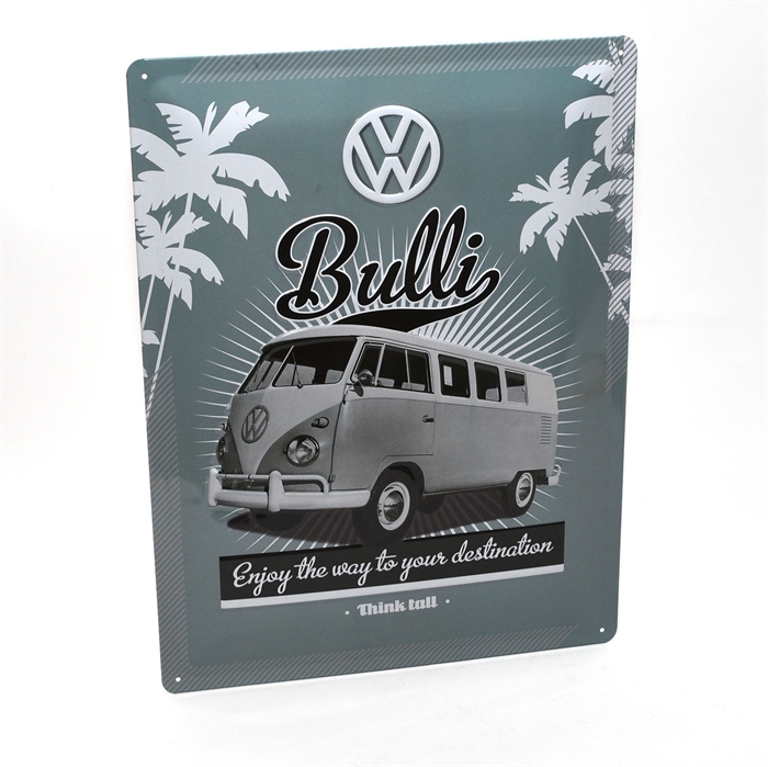 Volkswagen "Bulli" Tin Metal Skilt (USOLGT PÅ SHOPPEN)